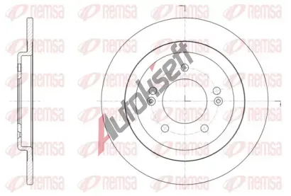 REMSA Brzdový kotouč - 284 mm RMS 61506.00, 61506.00 REMSA Brzdový kotouč - 284 mm RMS 61506.00, 61506.00