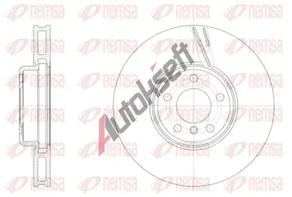 REMSA Brzdový kotouč - 348 mm RMS 61552.11, 61552.11 REMSA Brzdový kotouč - 348 mm RMS 61552.11, 61552.11