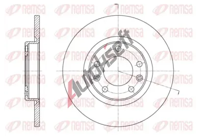 REMSA Brzdov kotou - 268 mm RMS 61555.00, 61555.00