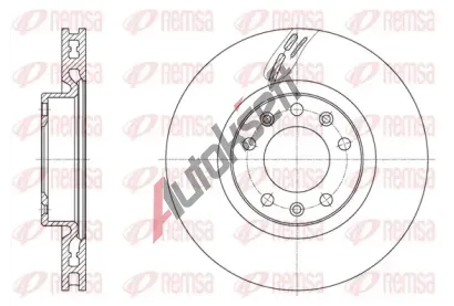 REMSA Brzdový kotouč - 283 mm RMS 61583.10, 61583.10 REMSA Brzdový kotouč - 283 mm RMS 61583.10, 61583.10