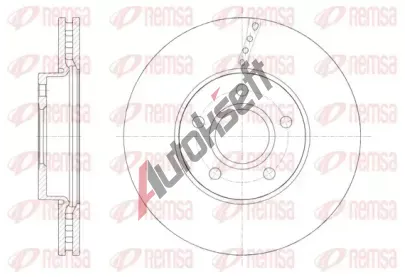 REMSA Brzdový kotouč - 278 mm RMS 61588.10, 61588.10 REMSA Brzdový kotouč - 278 mm RMS 61588.10, 61588.10