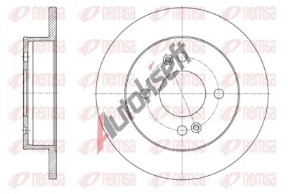 REMSA Brzdov kotou - 234 mm RMS 61609.00, 61609.00