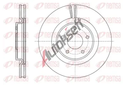 REMSA Brzdový kotouč - 320 mm RMS 61622.10, 61622.10 REMSA Brzdový kotouč - 320 mm RMS 61622.10, 61622.10