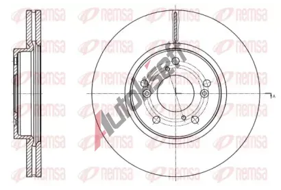 REMSA Brzdov kotou - 293 mm RMS 61754.10, 61754.10