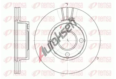 REMSA Brzdový kotouč - 256 mm RMS 6177.10, RE 6177.10 REMSA Brzdový kotouč - 256 mm RMS 6177.10, RE 6177.10
