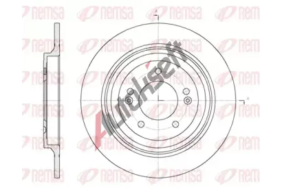 REMSA Brzdov kotou - 302 mm RMS 61780.00, 61780.00