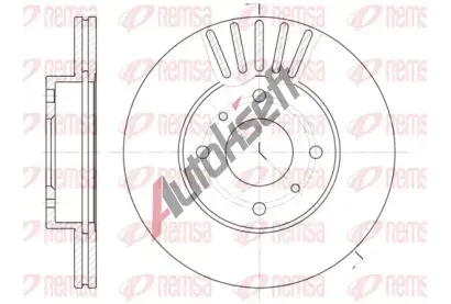 REMSA Brzdov kotou - 257 mm RMS 6179.10, RE 6179.10
