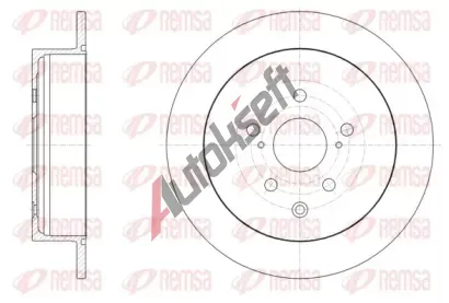 REMSA Brzdov kotou - 309 mm RMS 61815.00, 61815.00
