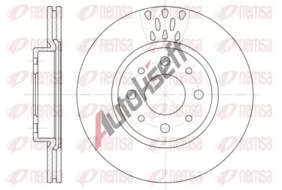 REMSA Brzdov kotou - 257 mm RMS 6189.10, RE 6189.10
