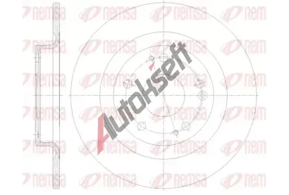 REMSA Brzdov kotou - 282 mm RMS 62101.00, 62101.00