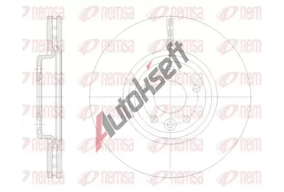 REMSA Brzdov� kotou� - 316 mm RMS 62132.10, 62132.10