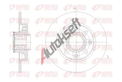 REMSA Brzdov kotou - 244 mm RMS 62137.20, 62137.20