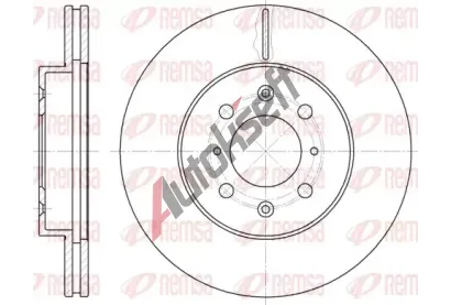 REMSA Brzdov kotou - 262 mm RE 6224.10, RMS 6224.10