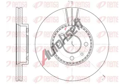 REMSA Brzdový kotouč - 262 mm RMS 6227.10, RE 6227.10  REMSA Brzdový kotouč - 262 mm RMS 6227.10, RE 6227.10