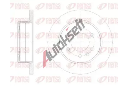 REMSA Brzdov kotou RMS 62514.00, 62514.00