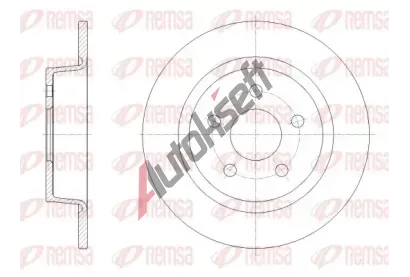 REMSA Brzdov kotou RMS 62520.00, 62520.00