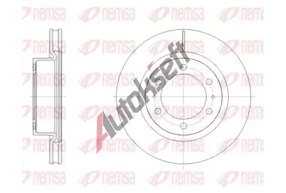 REMSA Brzdový kotouč - 319 mm RMS 62527.10, 62527.10 REMSA Brzdový kotouč - 319 mm RMS 62527.10, 62527.10