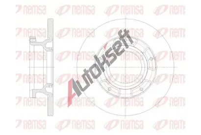 REMSA Brzdov kotou RMS 62534.00, 62534.00