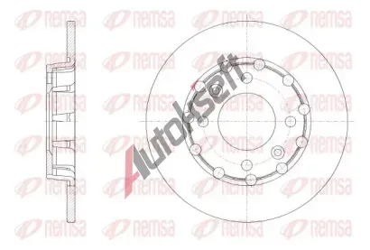 REMSA Brzdov kotou RMS 62539.00, 62539.00