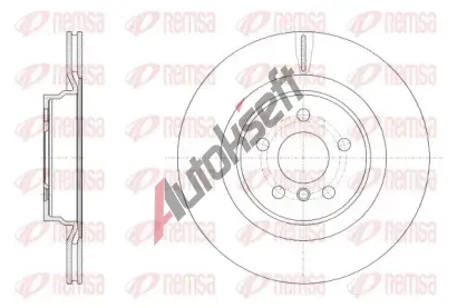 REMSA Brzdový kotouč - 330 mm RMS 62553.10, 62553.10 REMSA Brzdový kotouč - 330 mm RMS 62553.10, 62553.10
