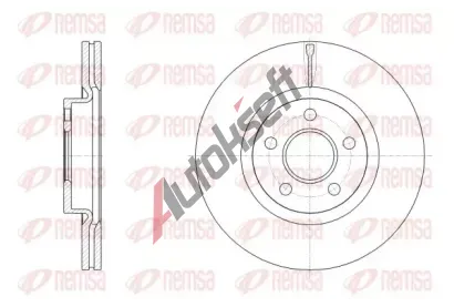 REMSA Brzdový kotouč RMS 62561.10, 62561.10 REMSA Brzdový kotouč RMS 62561.10, 62561.10