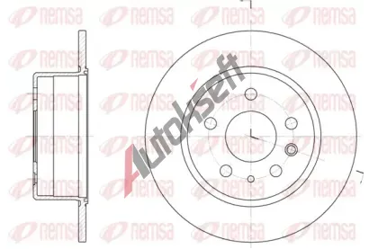 REMSA Brzdový kotouč - 279 mm RMS 6280.00, 6280.00 REMSA Brzdový kotouč - 279 mm RMS 6280.00, 6280.00
