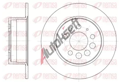 REMSA Brzdov� kotou� - 281 mm RMS 6283.00, 6283.00