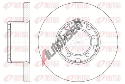 REMSA Brzdový kotouč - 280 mm RMS 6296.00, 6296.00 REMSA Brzdový kotouč - 280 mm RMS 6296.00, 6296.00