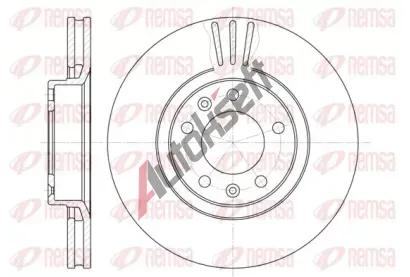REMSA Brzdov kotou - 283 mm RMS 6307.10, 6307.10