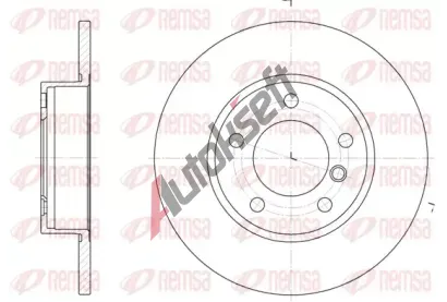 REMSA Brzdov kotou - 286 mm RMS 6323.00, RE 6323.00