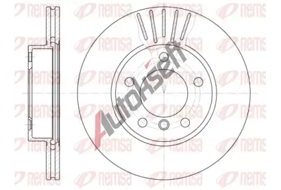 REMSA Brzdový kotouč - 286 mm RMS 6324.10, RE 6324.10  REMSA Brzdový kotouč - 286 mm RMS 6324.10, RE 6324.10