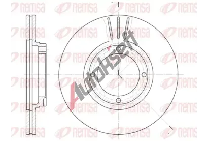 REMSA Brzdov kotou - 242 mm RMS 6374.10, 6374.10