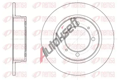 REMSA Brzdov kotou - 265 mm RMS 6390.00, 6390.00