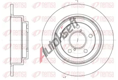REMSA Brzdov kotou - 266 mm RMS 6398.00, RE 6398.00