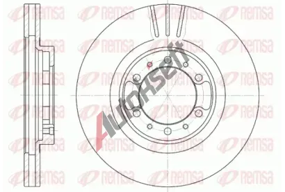 REMSA Brzdový kotouč - 276 mm RMS 6462.10, RE 6462.10 REMSA Brzdový kotouč - 276 mm RMS 6462.10, RE 6462.10