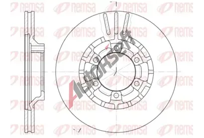 REMSA Brzdový kotouč - 277 mm RMS 6464.10, RE 6464.10 REMSA Brzdový kotouč - 277 mm RMS 6464.10, RE 6464.10