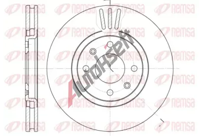 REMSA Brzdov kotou - 283 mm RMS 6486.10, RE 6486.10