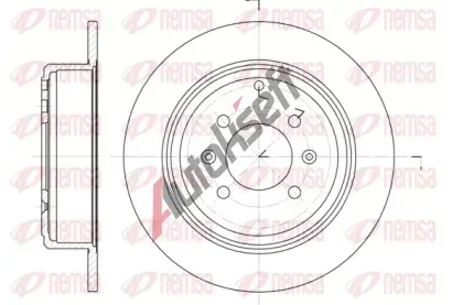 REMSA Brzdový kotouč - 290 mm RMS 6498.00, RE 6498.00 REMSA Brzdový kotouč - 290 mm RMS 6498.00, RE 6498.00