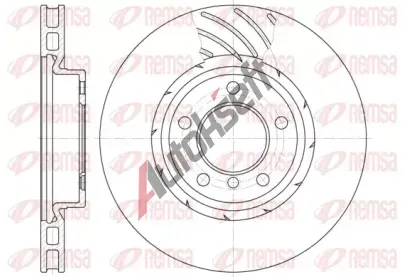 REMSA Brzdový kotouč - 315 mm RMS 6508.10, 6508.10 REMSA Brzdový kotouč - 315 mm RMS 6508.10, 6508.10