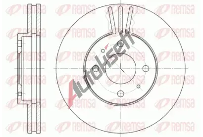 REMSA Brzdov kotou - 257 mm RMS 6530.10, 6530.10