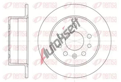REMSA Brzdov kotou - 260 mm RMS 6532.00, 6532.00