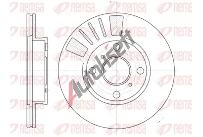 REMSA Brzdov kotou - 238 mm RMS 6569.10, 6569.10