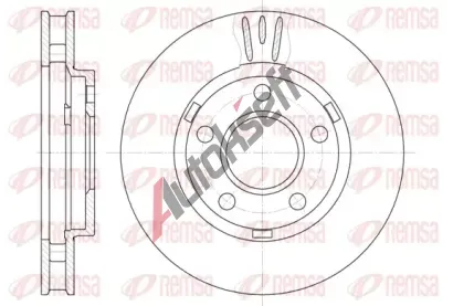 REMSA Brzdov kotou - 278 mm RMS 6581.10, 6581.10