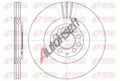 REMSA Brzdov kotou - 312 mm RMS 6597.10, RE 6597.10