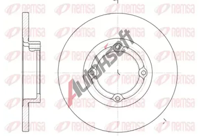 REMSA Brzdov kotou - 236 mm RMS 6606.00, RE 6606.00