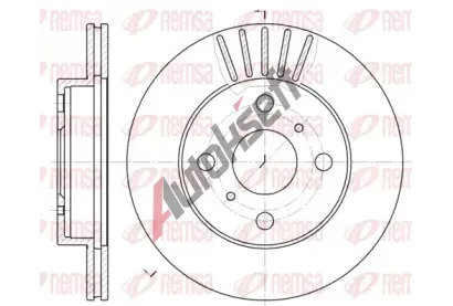 REMSA Brzdov kotou - 235 mm RMS 6618.10, RE 6618.10