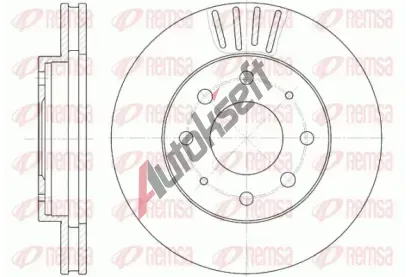 REMSA Brzdov kotou - 256 mm RMS 6625.10, RE 6625.10
