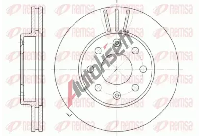 REMSA Brzdov kotou - 236 mm RMS 6655.10, 6655.10