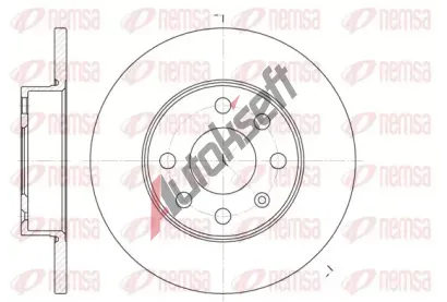 REMSA Brzdov kotou - 240 mm RMS 6664.00, RE 6664.00