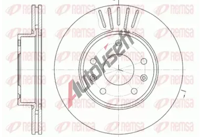 REMSA Brzdov kotou - 277 mm RMS 6670.10, 6670.10